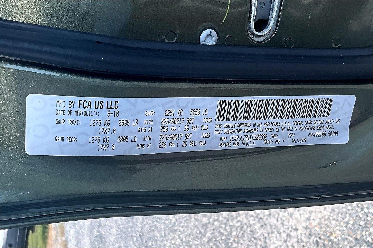 2019 Jeep Cherokee Latitude