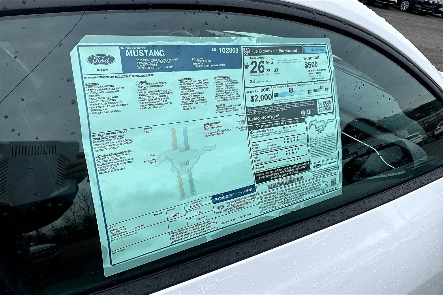 2025 Ford Mustang EcoBoost Premium