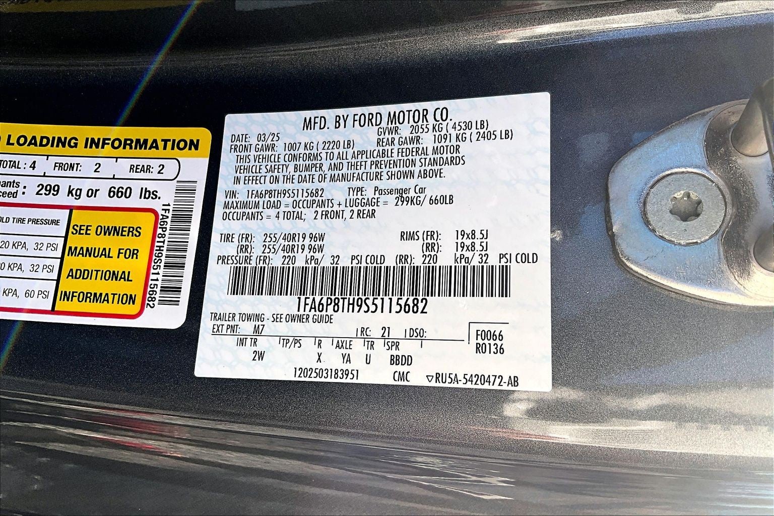 2025 Ford Mustang I4CP