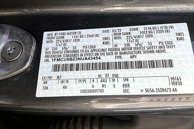 2022 Ford Escape SE Hybrid