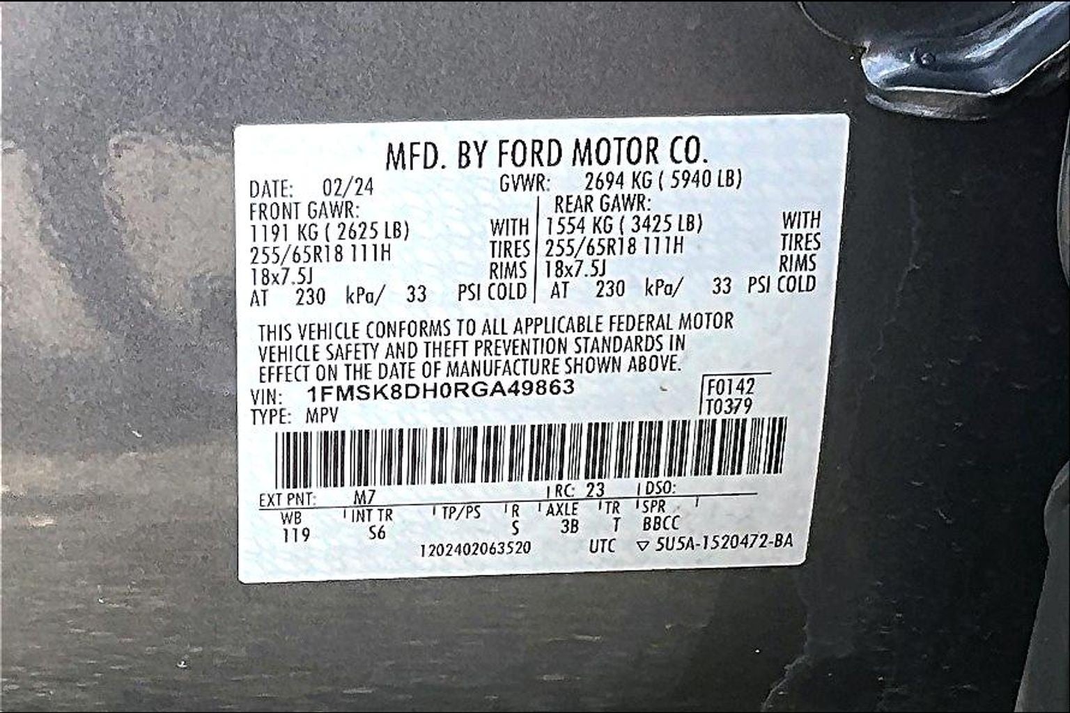 2024 Ford Explorer XLT