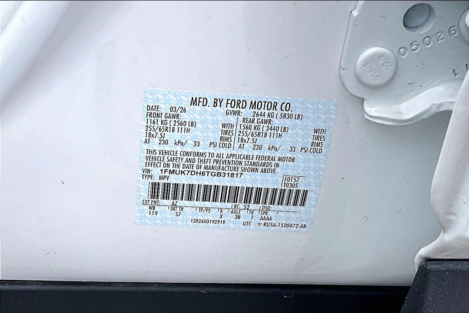 2026 Ford Explorer Active w/200A Pkg