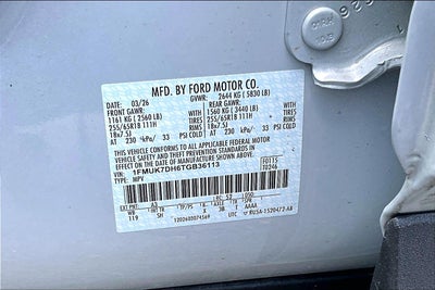 2026 Ford Explorer Active w/200A Pkg