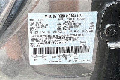 2026 Ford Explorer Active w/200A Pkg