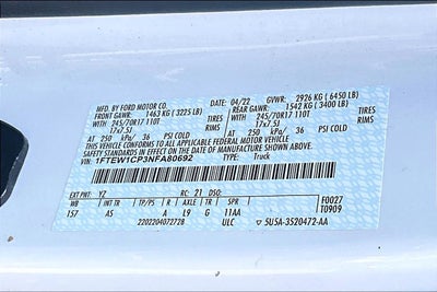 2022 Ford F-150 Base