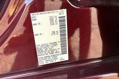 2023 Nissan Altima 2.5 SV