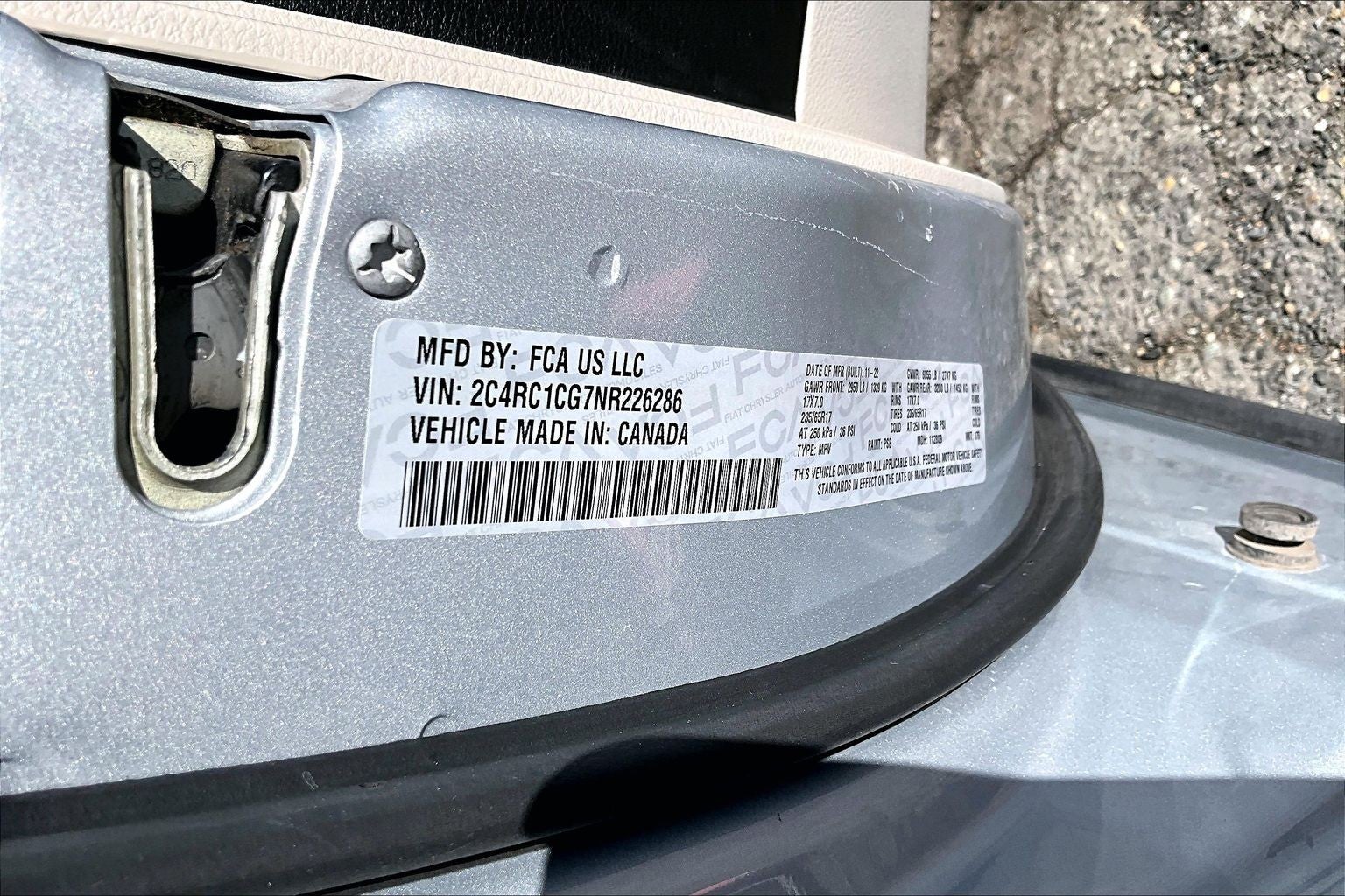 2022 Chrysler Voyager LX