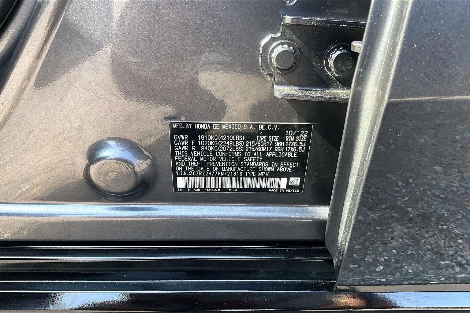 2023 Honda HR-V EX-L