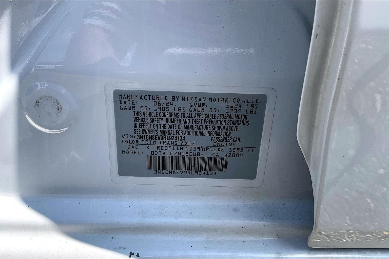 2024 Nissan Versa SV
