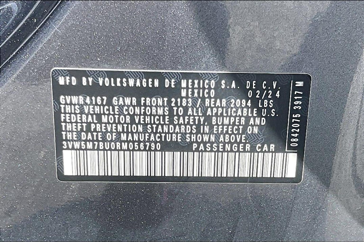 2024 Volkswagen Jetta S