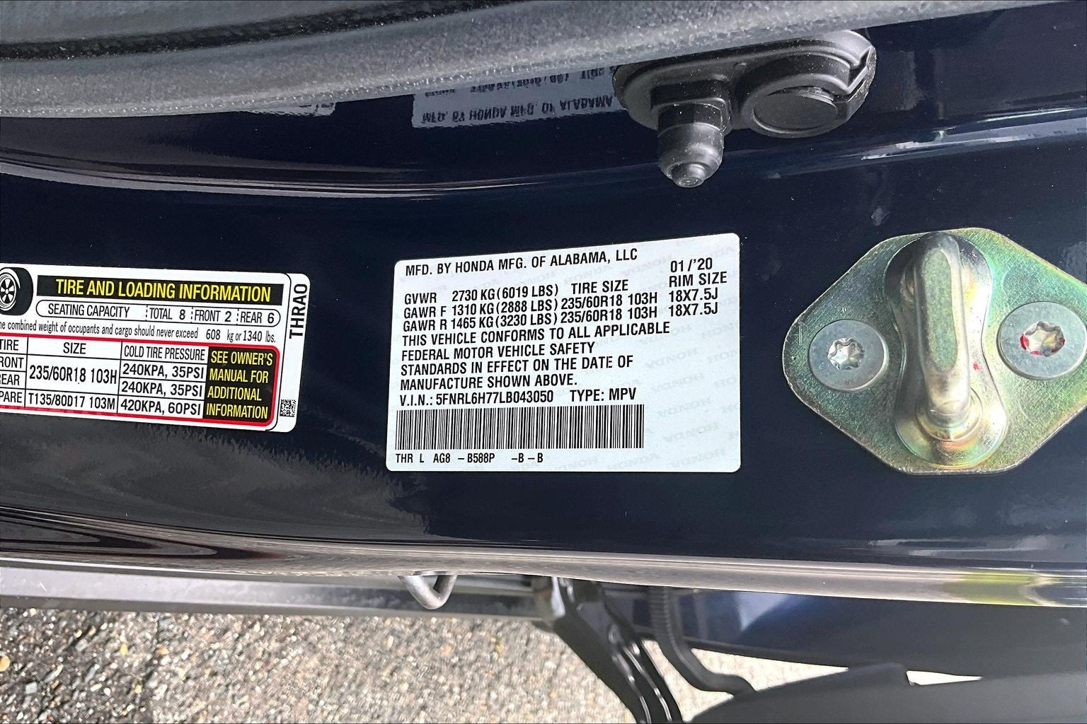 2020 Honda Odyssey EXL