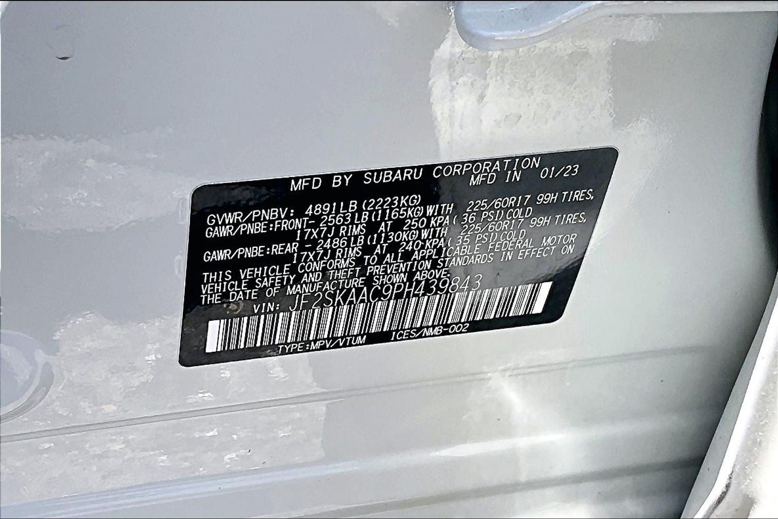 2023 Subaru Forester BASE