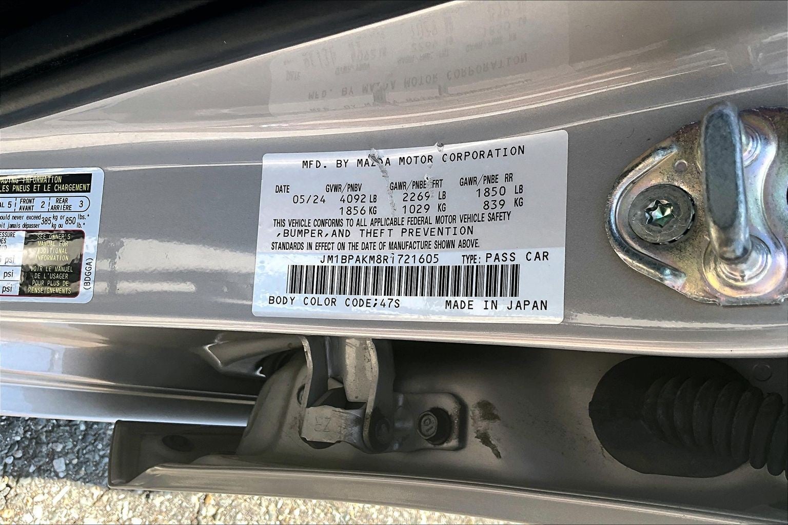 2024 Mazda Mazda3 Hatchback 2.5 S Select Sport
