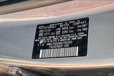 2024 Hyundai Elantra Limited
