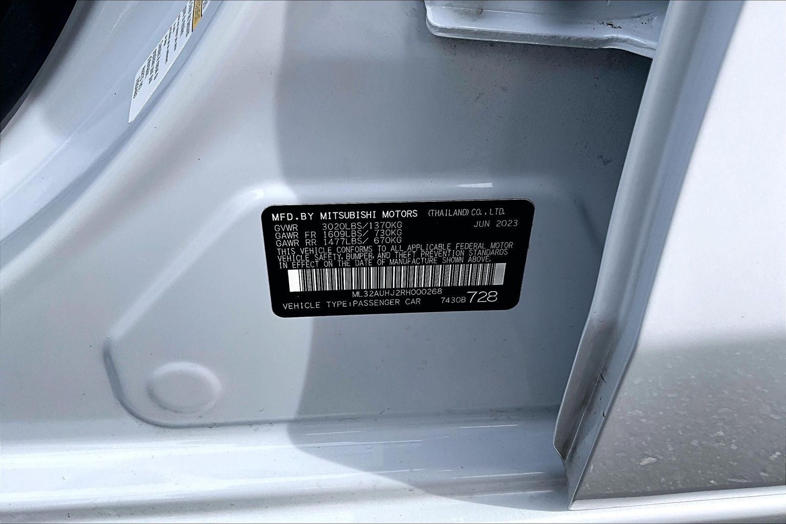 2024 Mitsubishi Mirage Base
