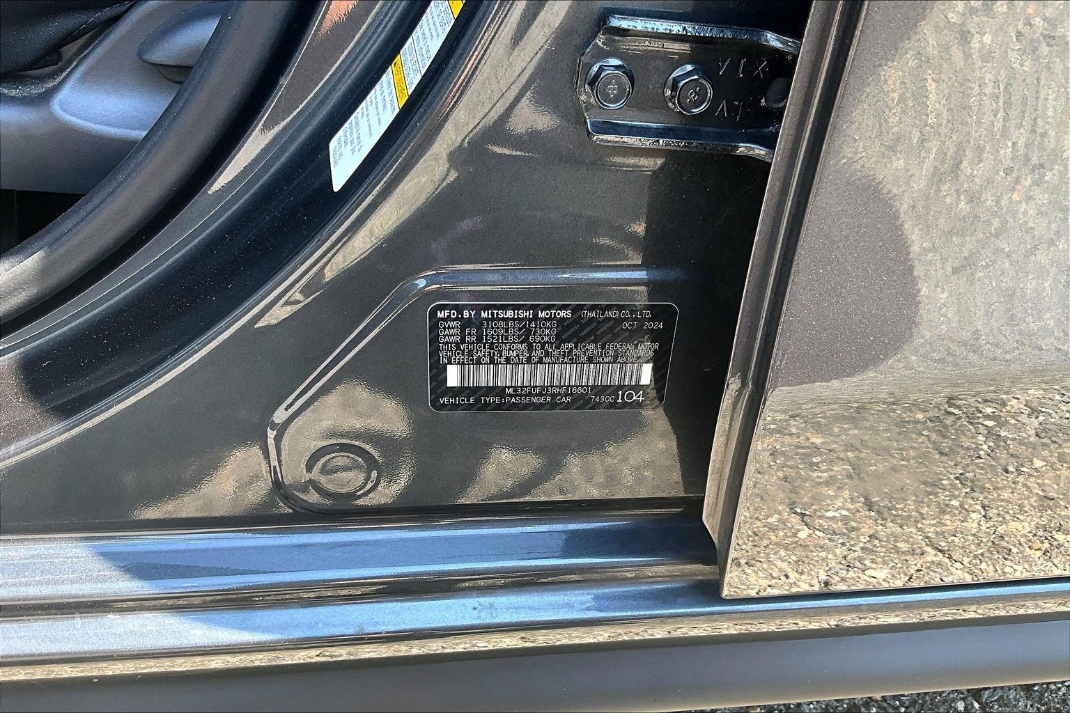 2024 Mitsubishi Mirage G4 Base
