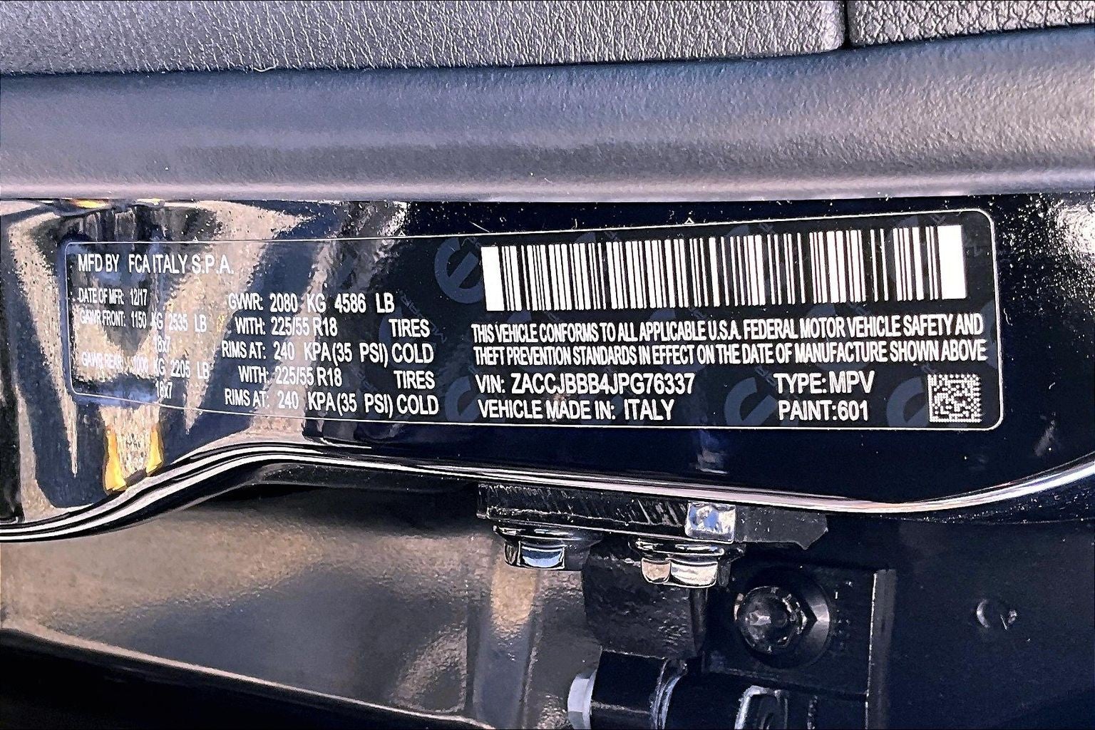 2018 Jeep Renegade Altitude